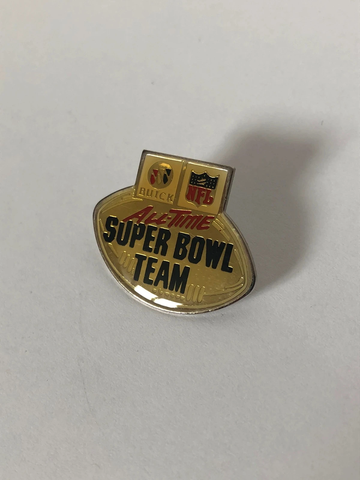 Pin's vintage Zeldzaam NFL 1990 Buick All-Time Super Bowl Team (Peter David) – photo 2
